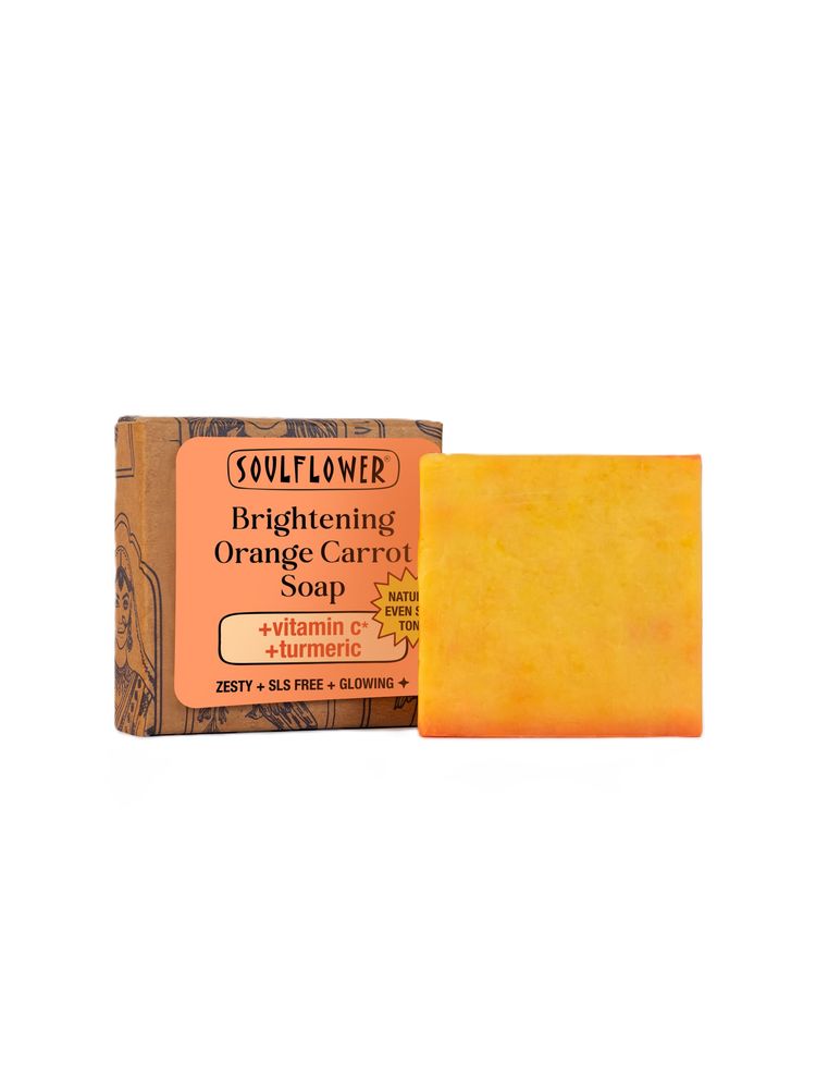 Soulflower Brightening Orange Carrot Handmade Soap-image-27