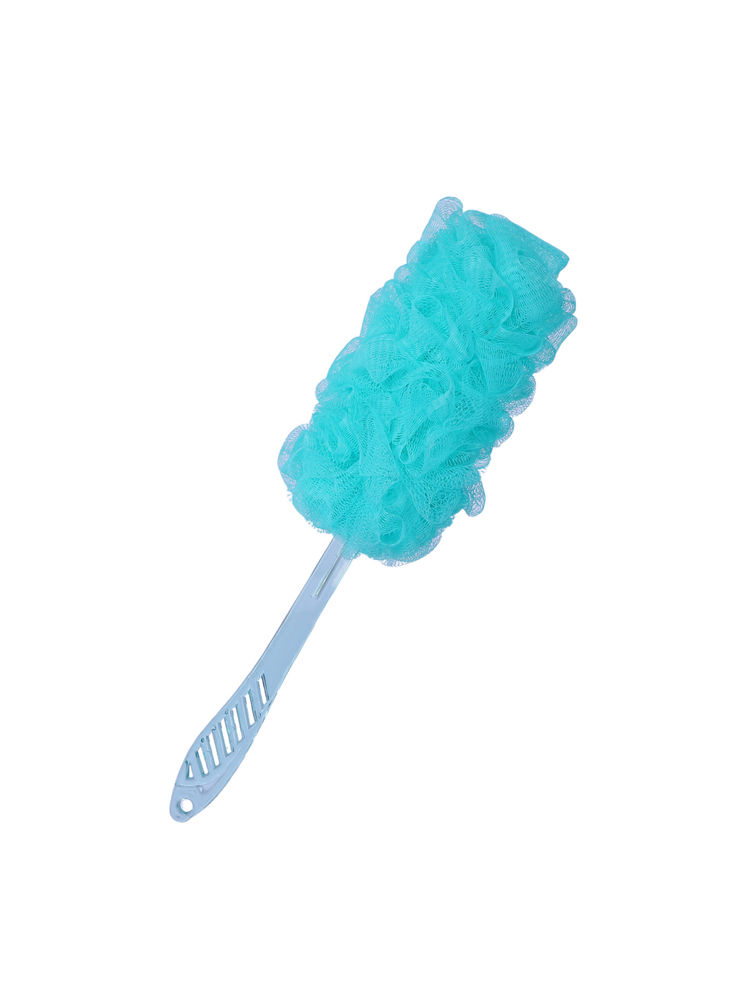 Kazarmaa Bath Brush with Long Handle & Soft Nylon Mesh - Green-picture-10