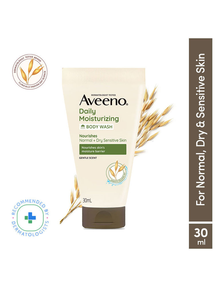 Aveeno Daily Moisturising Body Wash - Prebiotic Oat Cleanse, Moisturize Normal, Dry & Sensitive Skin