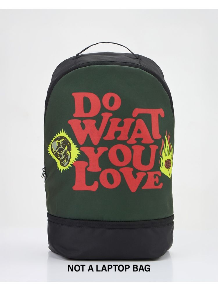 Bewakoof Unisex Black Do What You Love Printed Backpack-picture-14