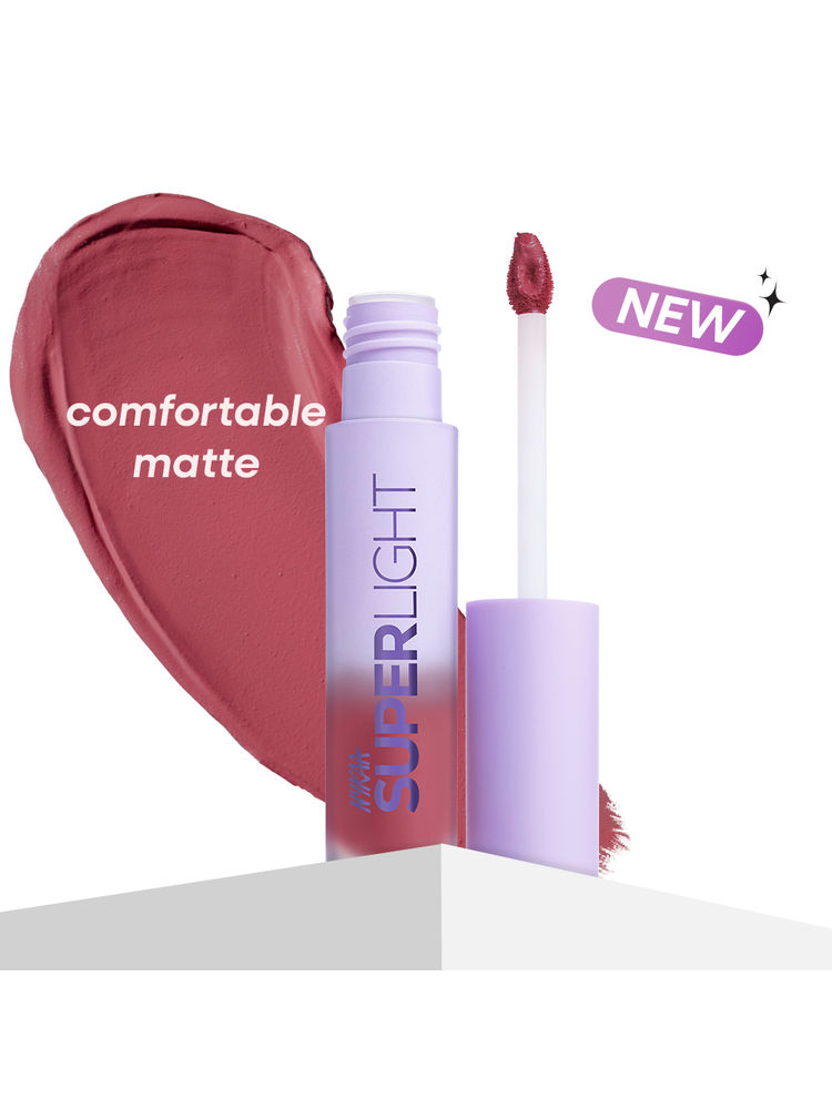 Nykaa Superlight Lip Cloud Airy Mousse Matte Liquid Lipstick for Lip & Cheek