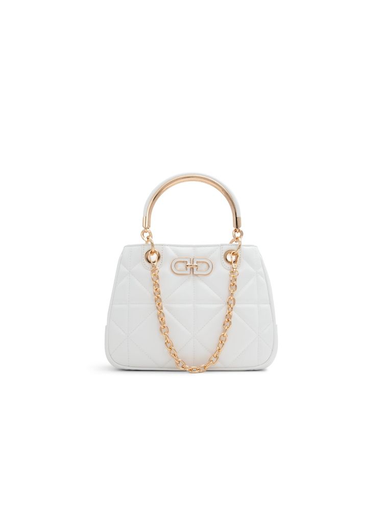 Aldo Nanacelia Women's White Satchel Bag-image-40