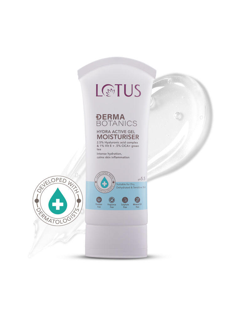Lotus Dermabotanics Hydra Active Gel Moisturiser 2.5% Hyaluronic Acid Complex, All Skin Types-image-7