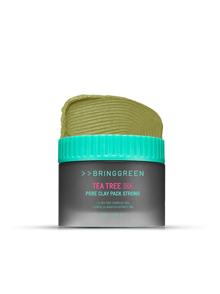 BRING GREEN Tea Tree Cica Pore Clay Pack Strong, Exfoliating Clay Mask For Sebum & Pores-picture-23