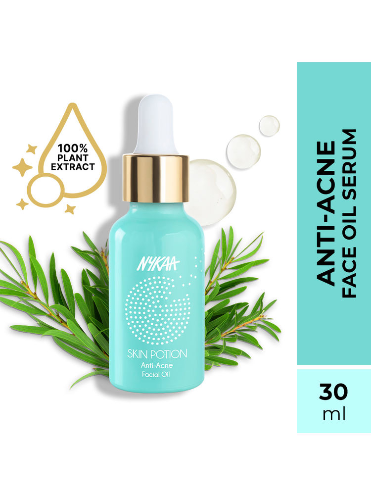Nykaa Naturals Anti-Acne Face Oil Serum with Tea Tree Oil for oil control and acne prone skin