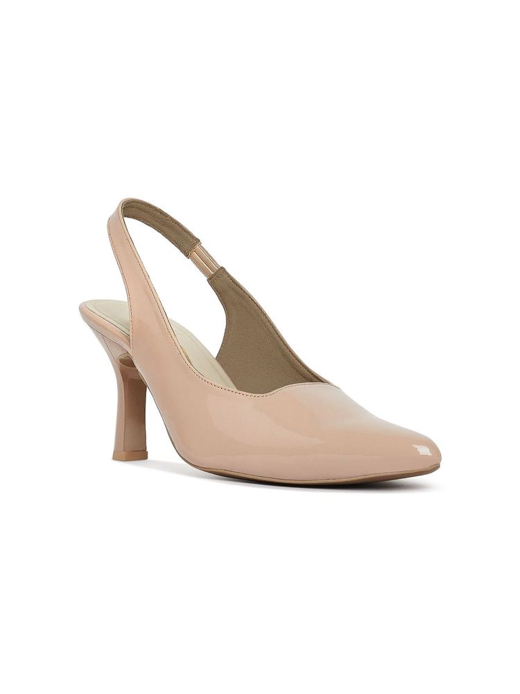 London Rag Pink Patent Faux Leather Stiletto Heels-image-48