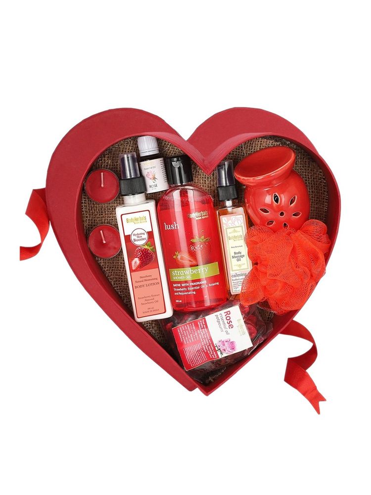 BodyHerbals Strawberry Bath and Body Spa Hamper Kit- Gift Sets & Combos for Women & Men-picture-27