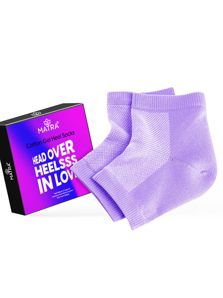 Matra Cotton Silicone Gel Heel Socks