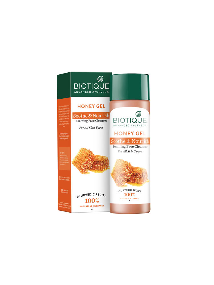 Biotique Bio Honey Gel Soothe & Nurish Foaming Face Cleanser-image-30