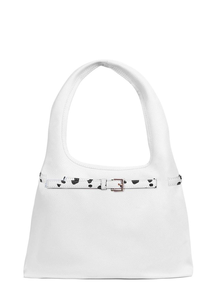 Tann Trim Dottie Belt White Shoulder Bag-picture-23
