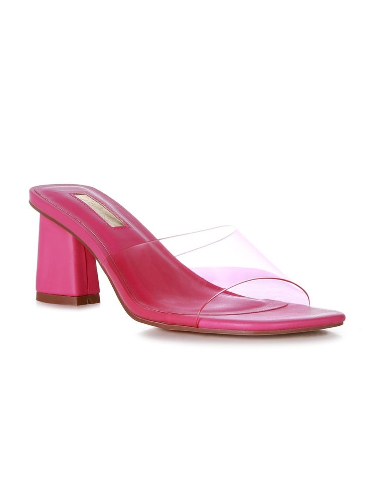 London Rag Solid Fuchsia Heels-picture-37