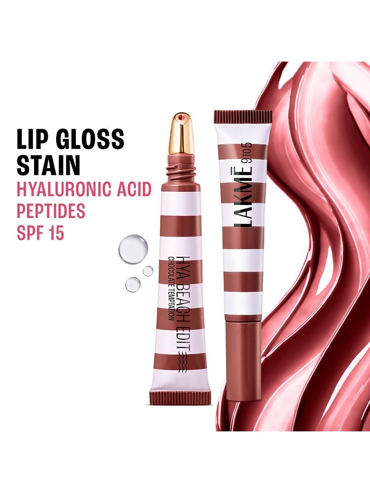 Lakme 9To5 Hya Beach Edit Lip Gloss Stain