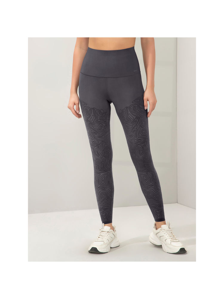 Amante Women Grey Skinny Fit Tights with Blood Circulation Panels-image-33