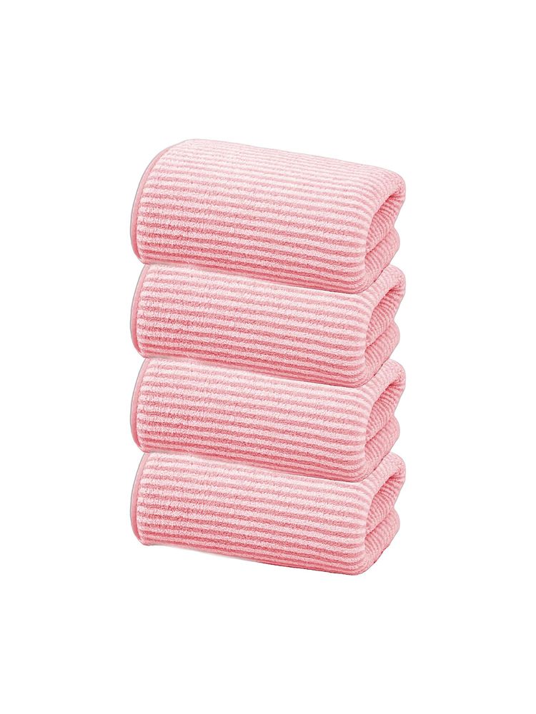 Black Gold Face & Hand Towel For Bathroom, Kitchen, Gym & Travel Pink (Pack of 4)-picture-42