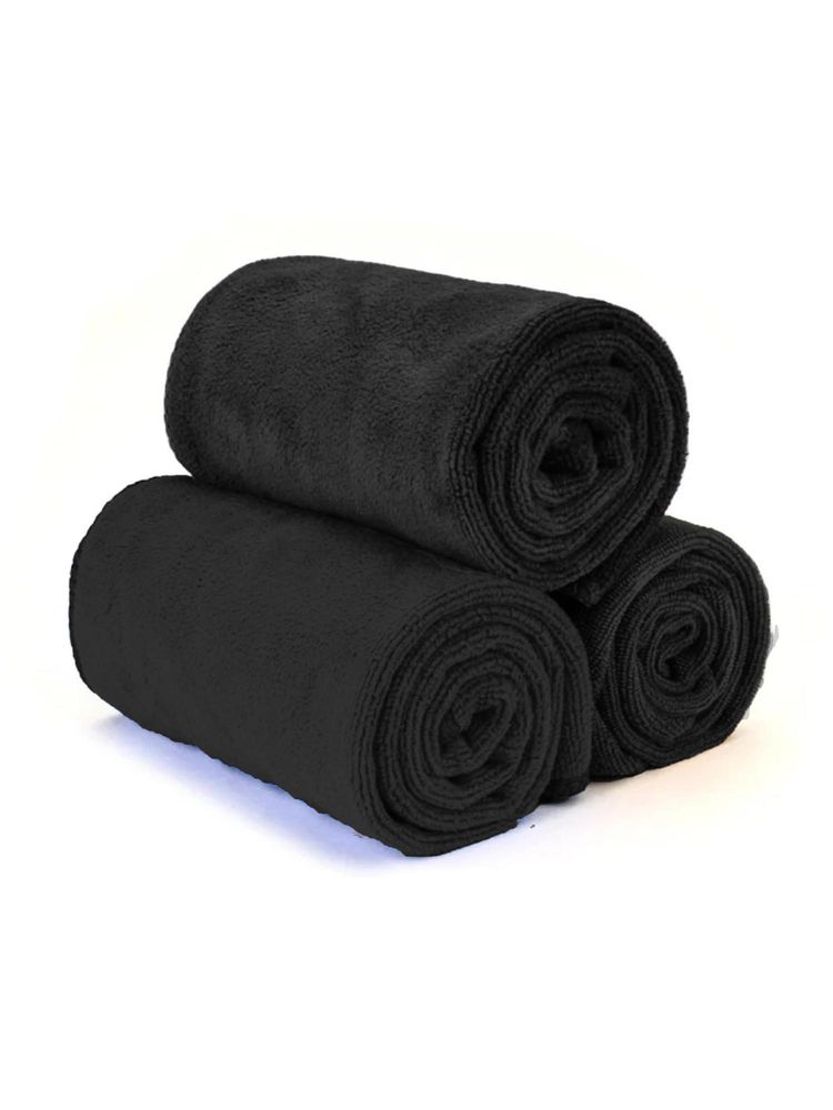 Black Gold 400 Gsm Hand Towel-Ultra Soft, Super Absorbent Black (Pack of 3)-picture-19