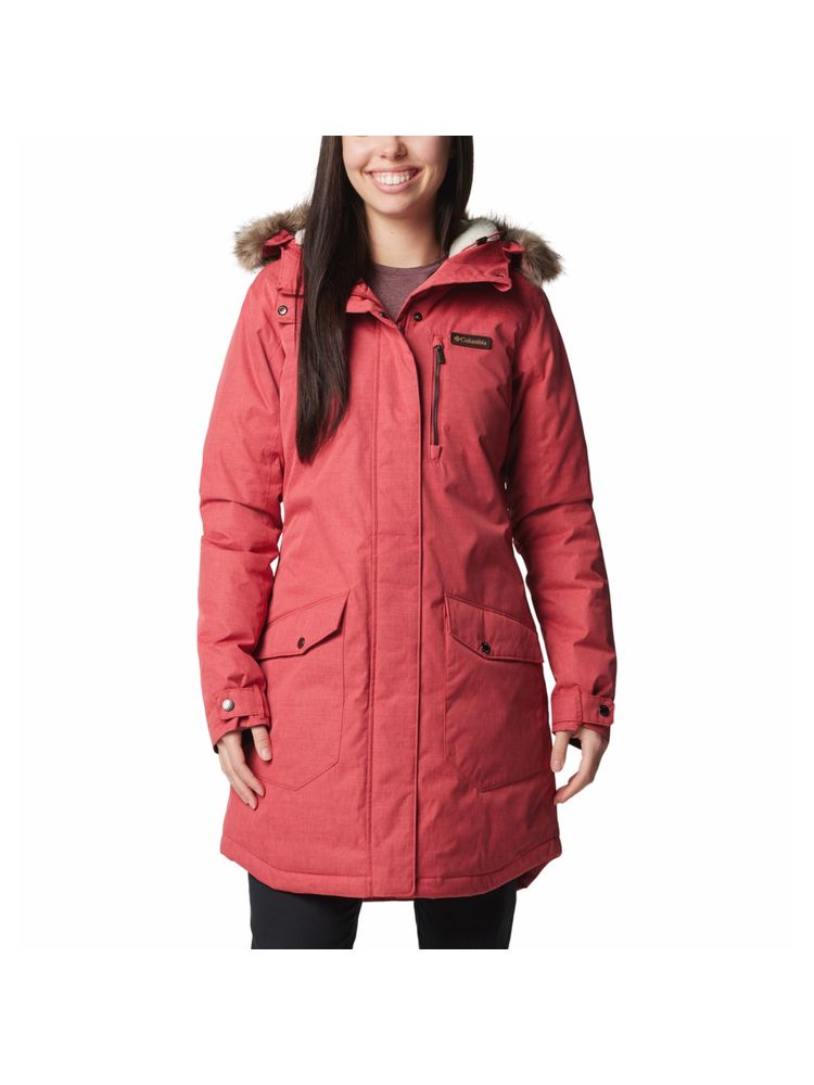 Columbia Womens Pink Omni-Heat Reflective Suttle Mountain Long Insulated Jacket-picture-25