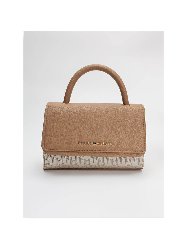 tommy hilfiger accessories Tommy Hilfiger Logo Beige Polyester Sling Bag-picture-15