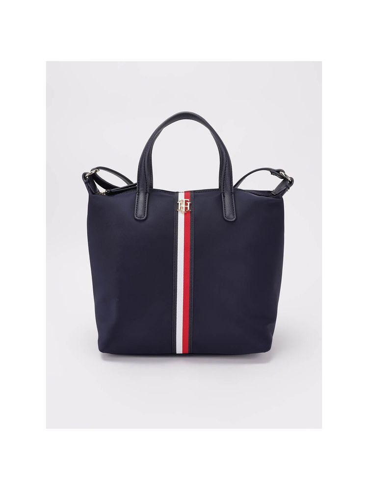 tommy hilfiger accessories Tommy Hilfiger Solid Blue Nylon Handbag-picture-18