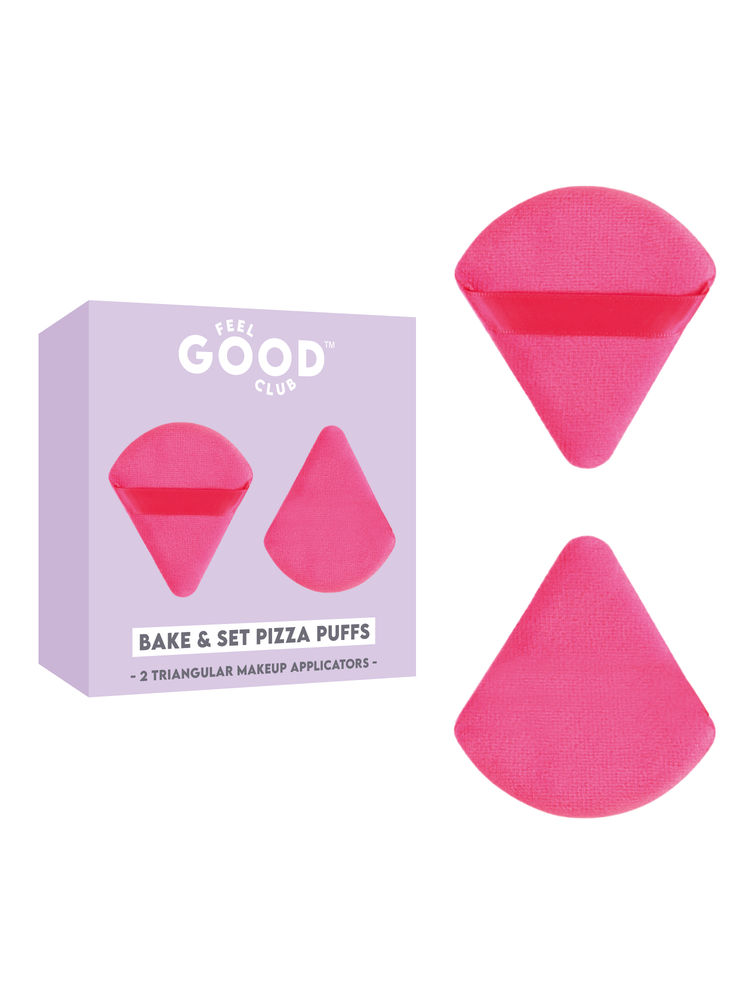 Feel Good Club Set Of 2 Pizza Powder Puffs-picture-24