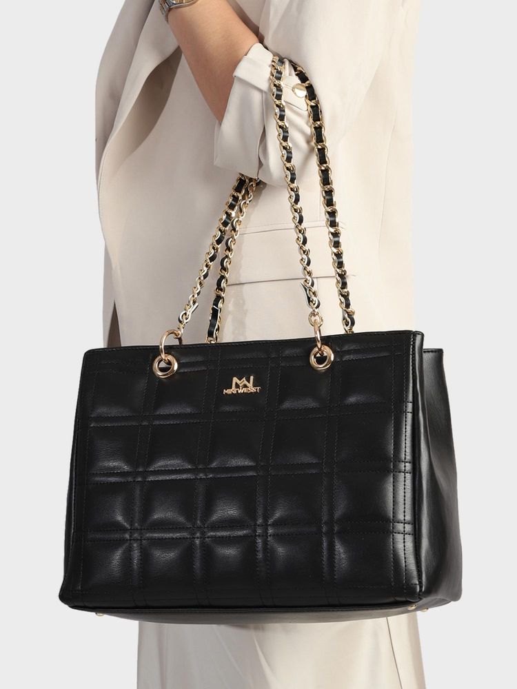 MINI WESST Hazel Handbag - Black-image-0