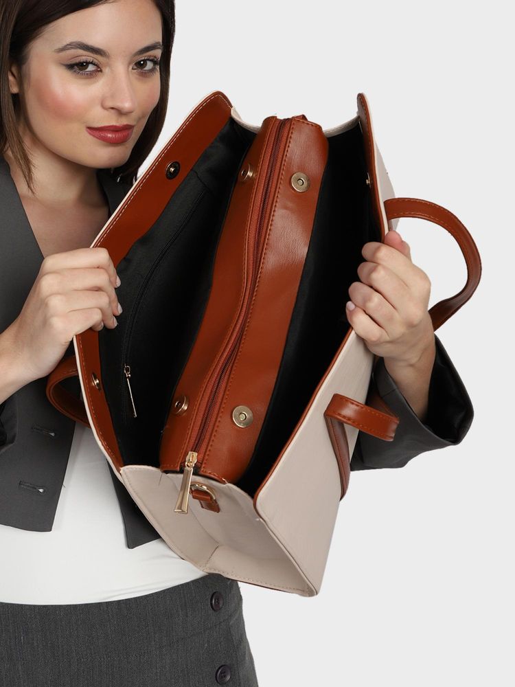 MINI WESST Aria Tote Bag - Beige-picture-25