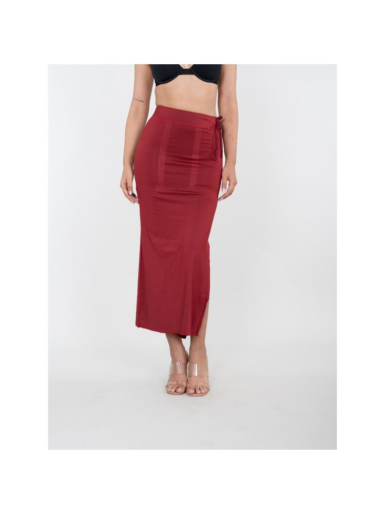 Shapercult Solid Saree Shaper - Maroon-picture-11