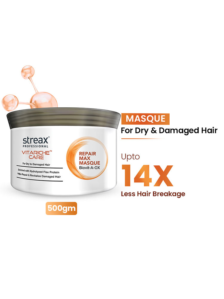 Streax Professional Vitariche Care Repair Max Hair Masque For Healthy Hair
