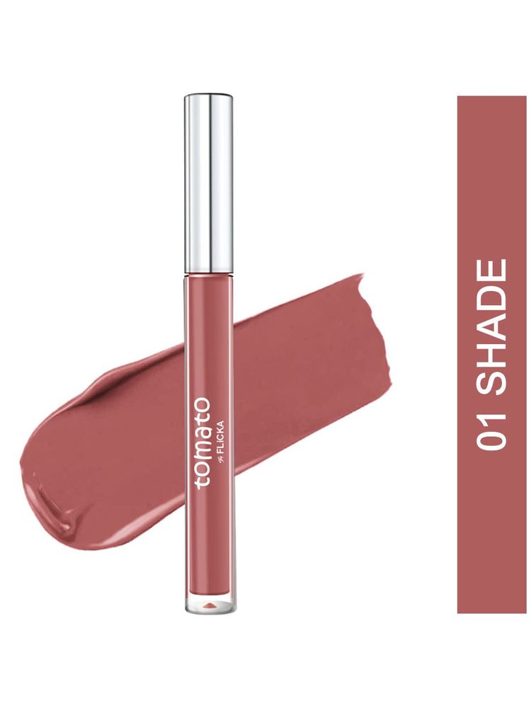 Flicka Tomato Liquid Lipstick Rich Matte Long Lasting Intense Pigment Smudgeproof-image-22
