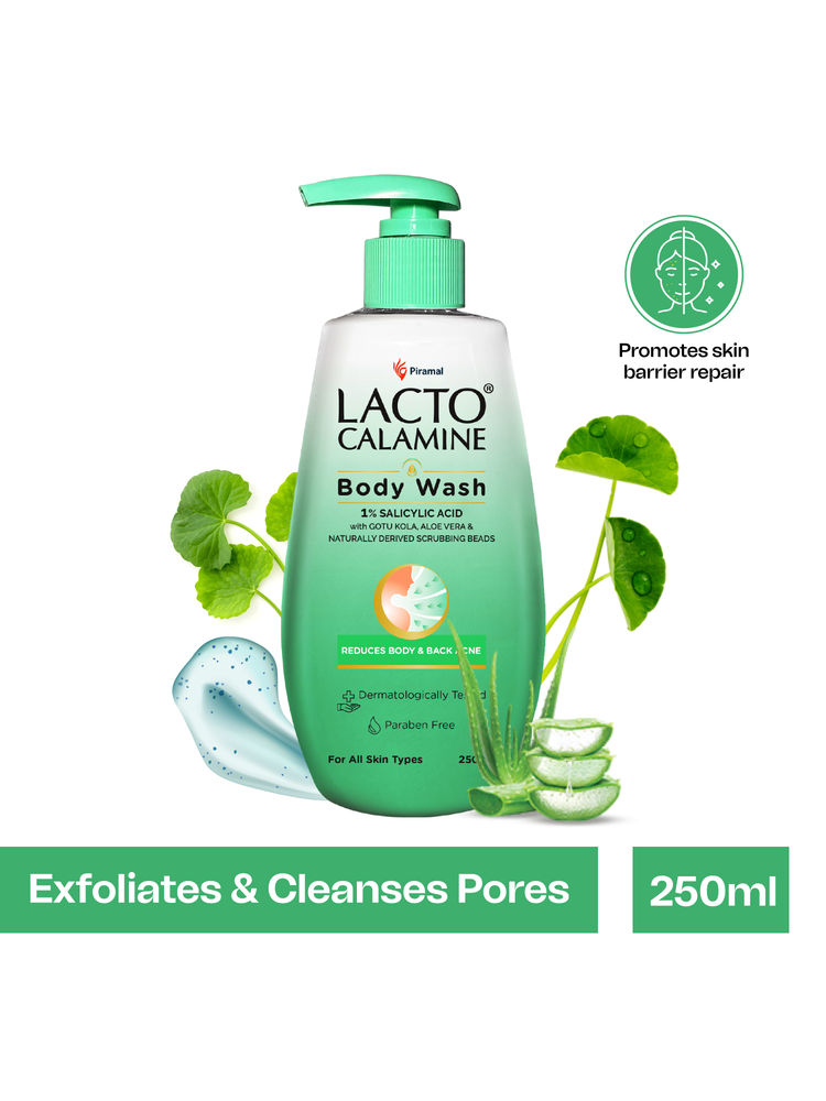 Lacto Calamine 1% Salicylic Acid Body Wash, Shower Gel For Body Acne, Rough & Bumpy Skin-picture-13
