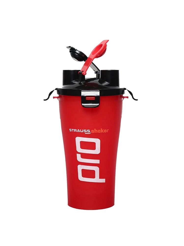 Strauss Dual Shaker Pro 700ml (Red)