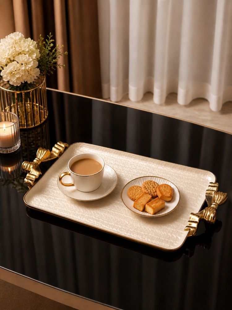 De Maison Decor Avelion Ivory Pearl small Tray-image-40
