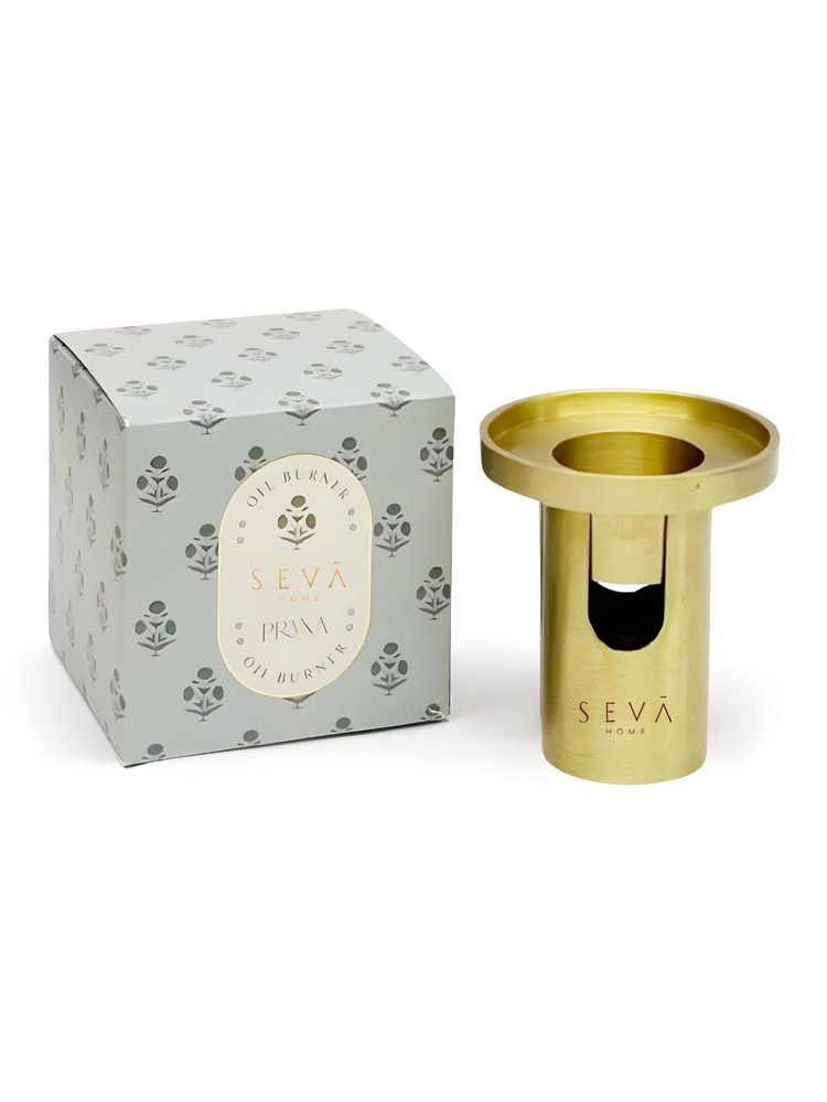 SEVA HOME Prana Oil Brass Burner