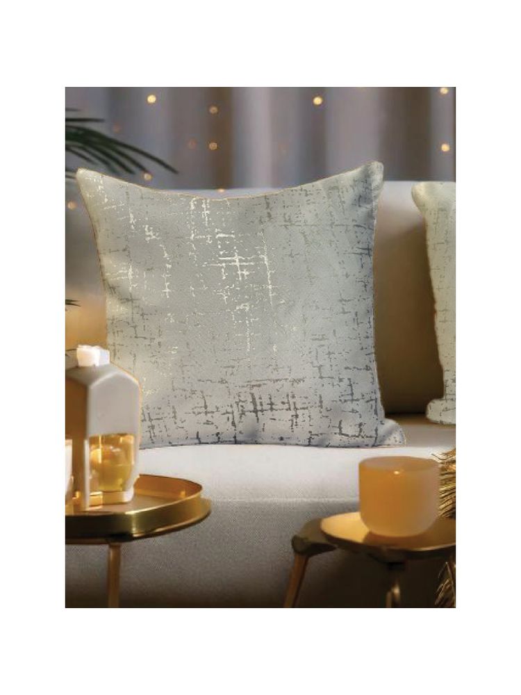 Urban Space Silver Decorative Gold Foil Cushion Covers (Pack Of 2)-picture-38