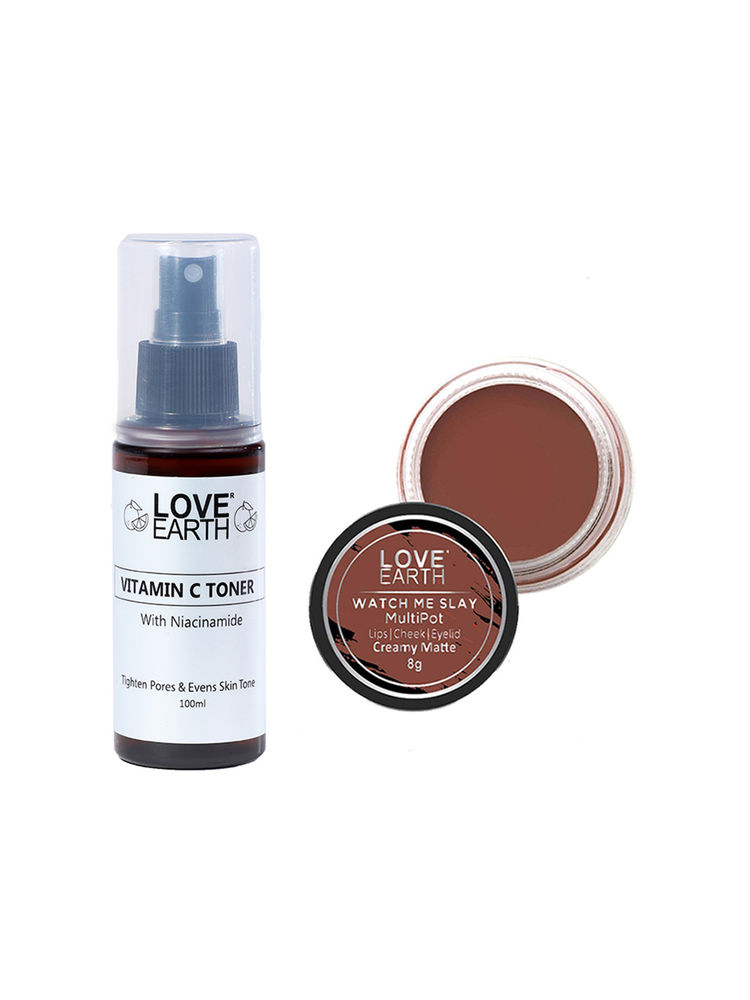 Love Earth Lip Tint & Cheek Tint Watch Me Slay + Vitamin C Toner-picture-37