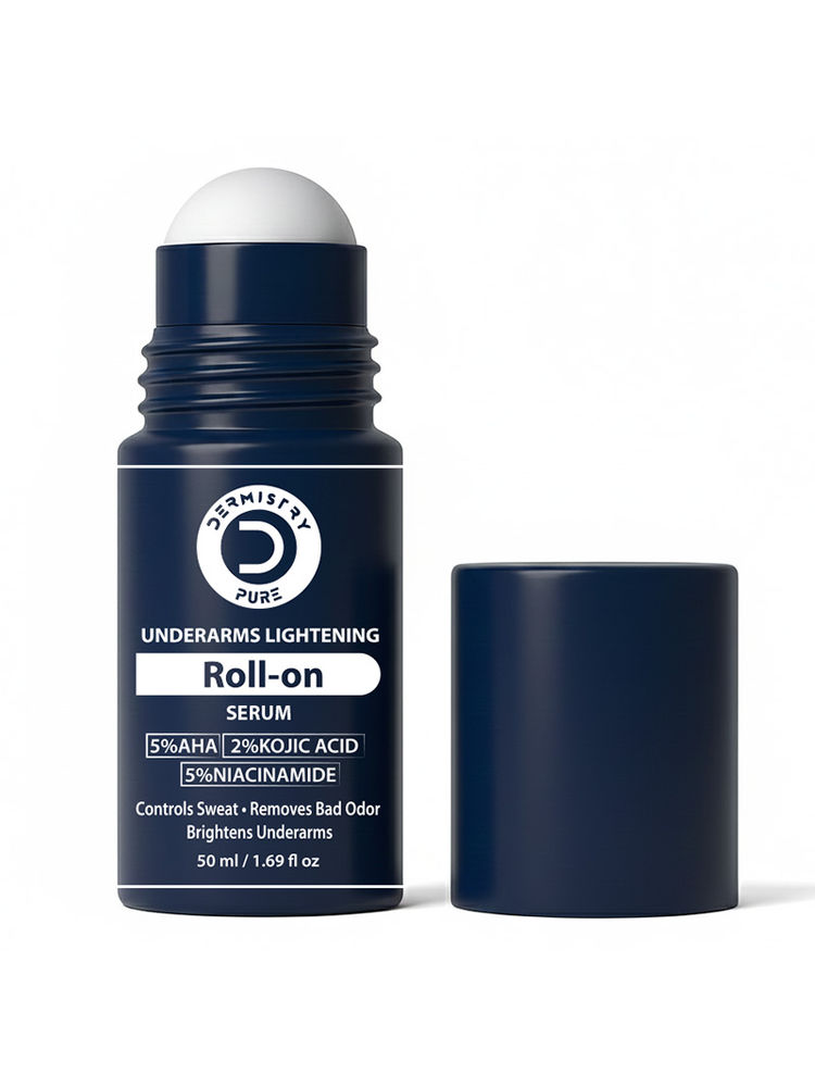 DERMISTRY Underarms Lightening Roll On Serum Whitening Brightening Under Arm Deodorant Sweat Control-image-25