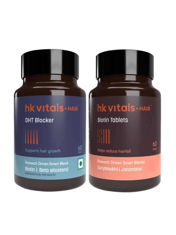 HealthKart HK Vitals Biotin & DHT Blocker with Biotin, Supplement for Hair Growth & Strong Hair