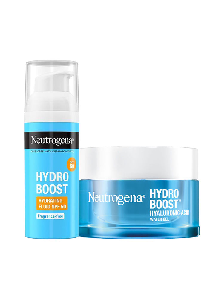 Neutrogena Hydro Boost Moisturizer & Face Sunscreen Combo Spf 50+, Hyaluronic Acid & Niacinamide-image-11