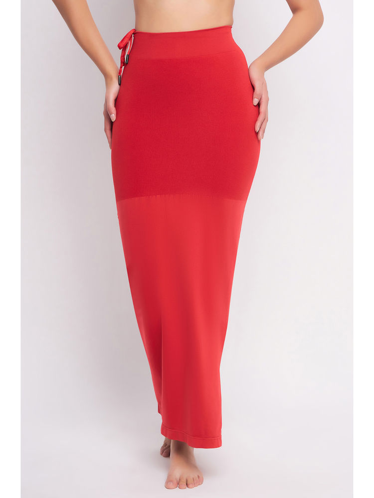 Clovia Red Women Saree Shapewear-picture-23