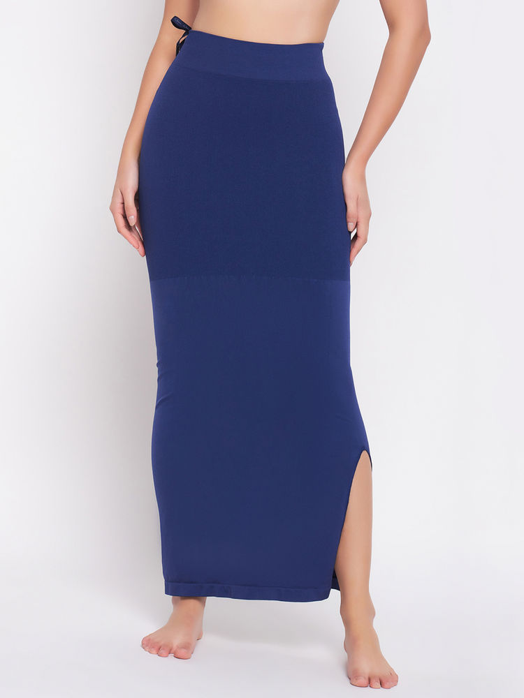 Clovia Blue Women Saree Shapewear-picture-12