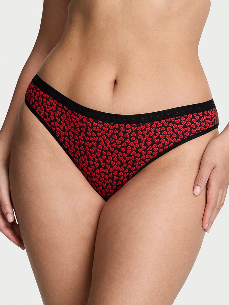 Victoria's Secret Black Stretch Cotton Bikini Panty (XS)-image-30