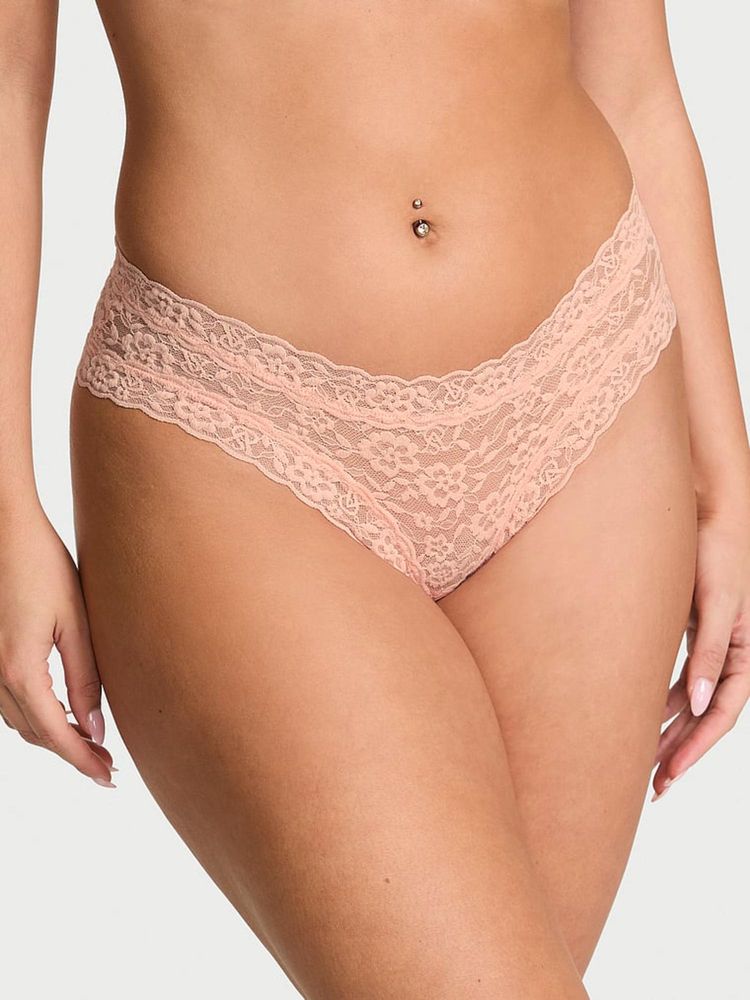 victoria's secret intimates Victoria's Secret Pink The Lacie Lace Strappy-Back Cheeky Panty (M)-picture-16