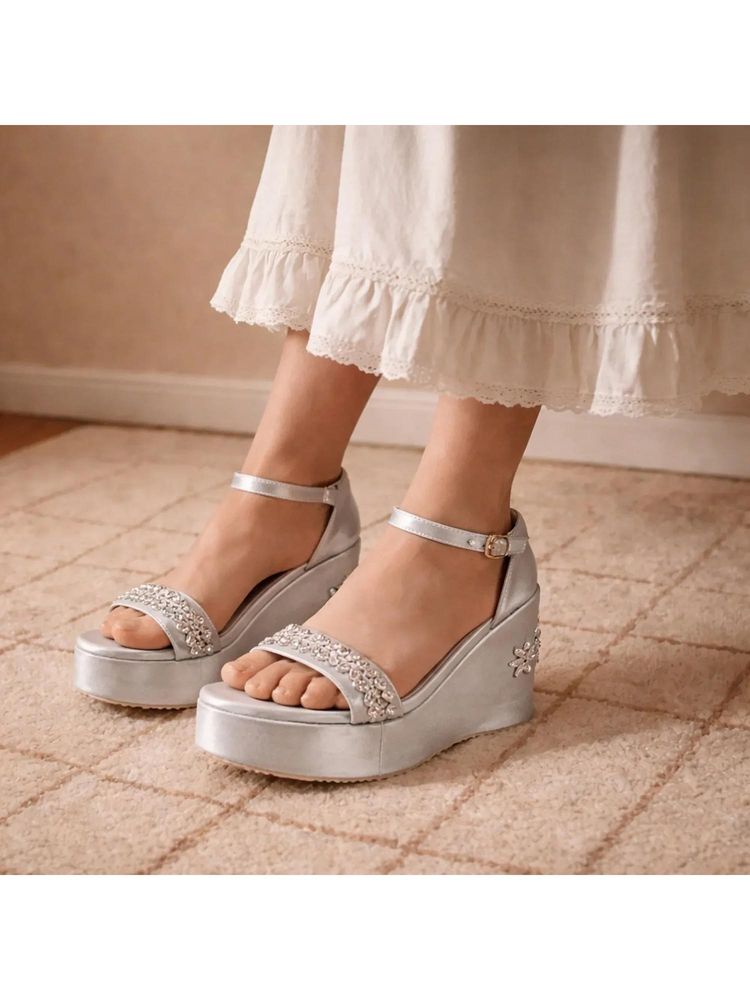 RETTROSE The Delilah Hand Embellished Luxury Wedge Shoe-picture-13