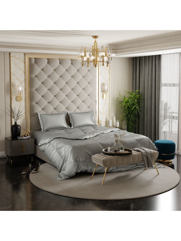 Stoa Paris Date Night Grey Double Soft Comforter-image-37