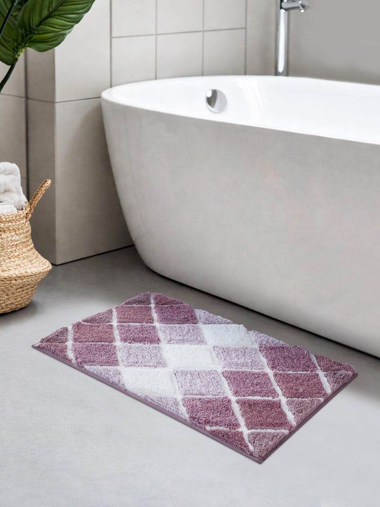 OBSESSIONS Blush Anti-Skid TPR Backing Polyester Bath Mat-picture-19