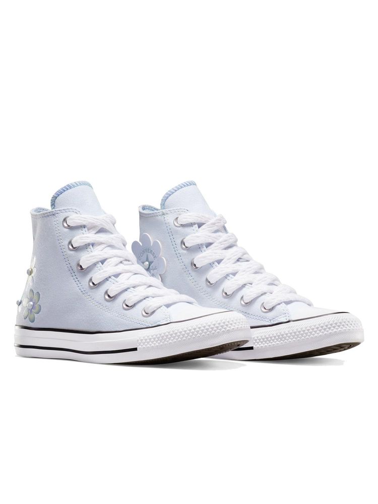Converse Women Chuck Taylor All Star Gradient Flowers Blue High Top Sneakers-picture-42