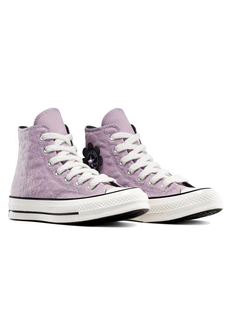 Converse Women Chuck 70 Gradient Flowers Purple High Top Sneakers-image-31
