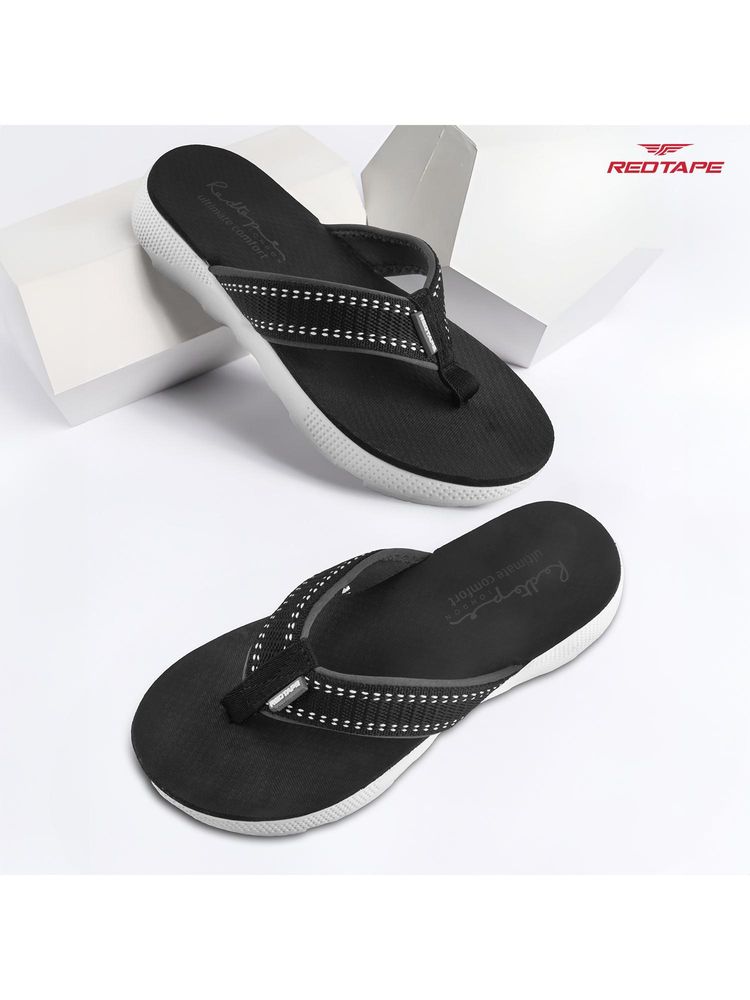 Red Tape Women Black EVA Comfort Flip Flops-image-31
