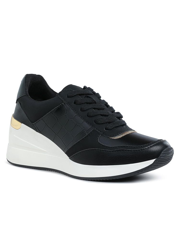 London Rag Women Black Sneakers-image-39