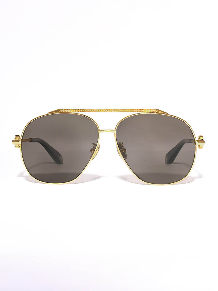 Roberto Cavalli Unisex Full UV Protected Brown Lens Pilot Sunglasses (62)-image-37
