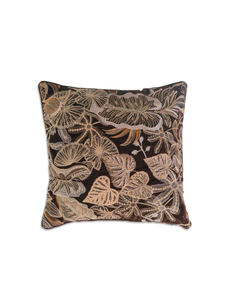 ONSETHOMES Brown Avira Neutral Cushion Cover-image-2